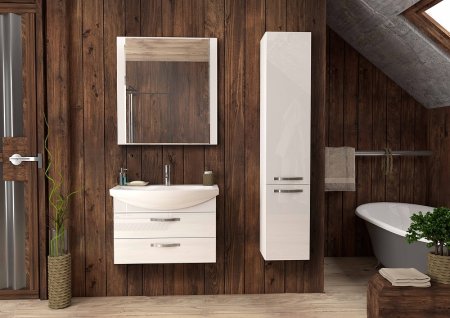 Тумба под раковину Aquaton Ария 80 М 1A140801AA010 подвесная Белая 