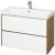 Тумба под раковину Aquaton Сканди 90 1A251901SDZ90 подвесная Белый Дуб рустикальный 