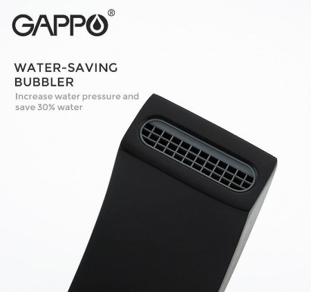 Душевая система Gappo G07-6 G2407-6 Черная матовая 