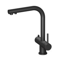 Смеситель Timo Saona 2356/03FL для кухонной мойки, черный