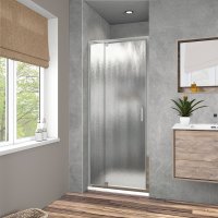 Душевая дверь в нишу Vincea Intra VDP-1I7080CH 700/800x1900 хром , стекло шиншилла