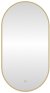 Зеркало с подсветкой LED Fixsen FX-3100G овальное 50х100 см, золотой сатин 