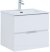 Тумба с раковиной Aquanet Алвита New 60 2 ящика, белый матовый 
