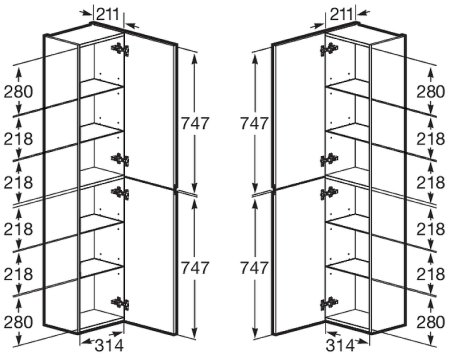Шкаф пенал Roca Oleta 35 A857650806 подвесной Белый глянец 