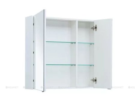 Зеркало-шкаф Aquanet Палермо 80 белый 