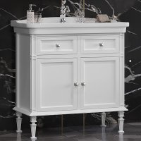 Тумба под раковину Opadiris Кантара 85 00-00004012 Белая матовая