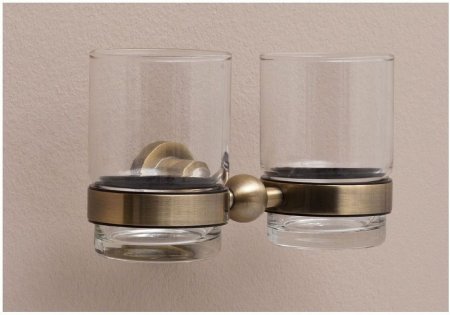 Стакан Aquanet 3884D двойной 