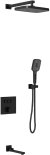Душевая система Vincea VSFW-4311MB Черная матовая 