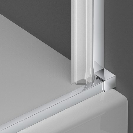 Душевая дверь Vincea Alpha 60 VDP-3AL600CL профиль Хром стекло прозрачное 