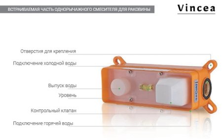 Смеситель для раковины Vincea Desire VBFW-1D1GM Вороненая сталь 