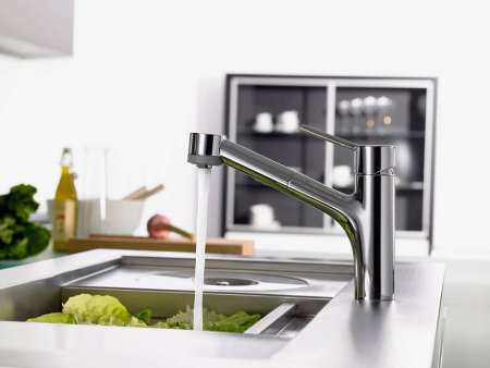 Смеситель Hansgrohe Talis M52 73860000 для кухонной мойки, хром 