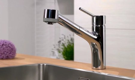 Смеситель Hansgrohe Talis M52 73860000 для кухонной мойки, хром 