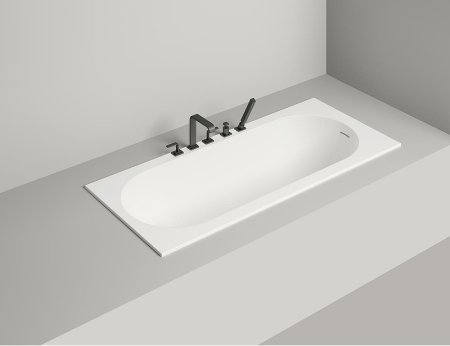 Ванна из искусственного камня Salini Ornella Kit 180х80 102422M Белая матовая 