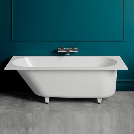 Ванна из искусственного камня Salini Ornella Kit 180х80 102422M Белая матовая 