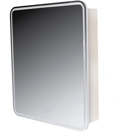 Зеркальный шкаф Style Line Каре 65 СС-00002336 с подсветкой Белый с сенсорным выключателем 