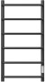 Электрический полотенцесушитель Point Ника PN08848B П6 400x800 диммер справа Черный 