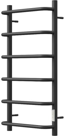 Электрический полотенцесушитель Point Ника PN08848B П6 400x800 диммер справа Черный 