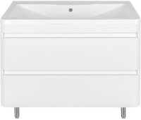 Тумба под раковину Style Line Атлантика Люкс Plus 100 СС-00000692 Белая
