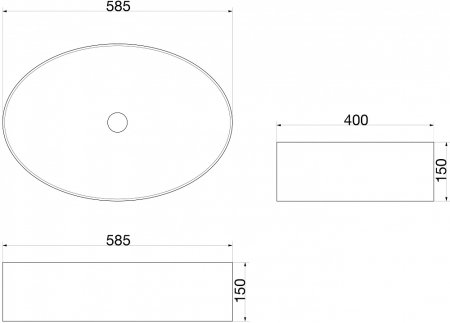 Раковина SantiLine SL-1074 