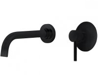 Смеситель для раковины Abber Wasser Kreis AF8112B Черный матовый