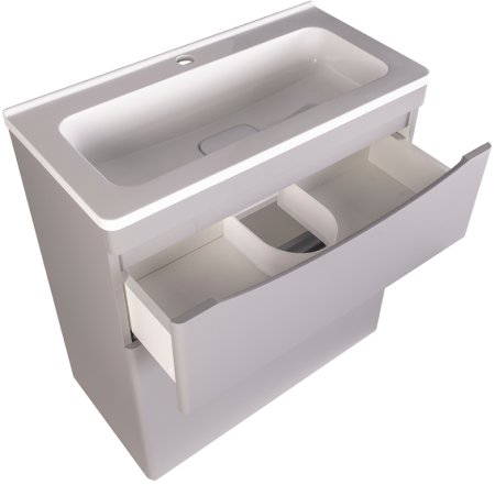 Тумба под раковину Style Line Бергамо 70 СС-00002312 Серая антискрейтч 