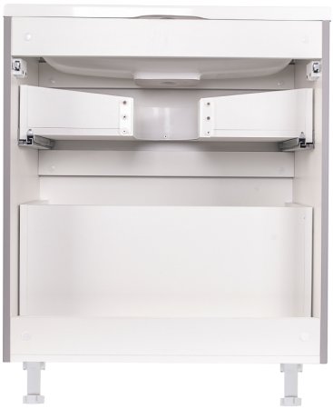 Тумба под раковину Style Line Бергамо 70 СС-00002312 Серая антискрейтч 