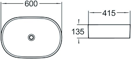 Раковина SantiLine SL-1028 