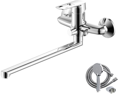 Смеситель для ванны Olive's Artis 06221AT универсальный Хром 