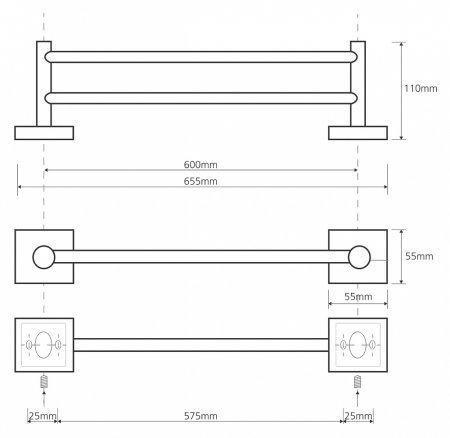 Полотенцедержатель Bemeta Beta 132104052 