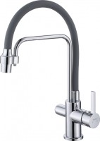 Смеситель Hansen H15088P для кухни серый