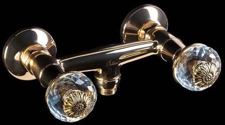 Смеситель для душа Boheme Flora 294-FL Золото 