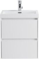 Тумба с раковиной BelBagno PIETRA MINI-500-2C-SO-BL Bianco Lucido