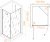 Душевой уголок RGW LE-034 (LE-003 + Z-14) 800x900 