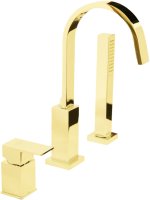 Смеситель Cezares Unika BVD3-03/24 на борт ванны, золото Смеситель Cezares Unika BVD3-03/24 на борт ванны, золото