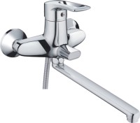 Смеситель однорычажный для ванны длинный излив HAIBA HB2266 хром