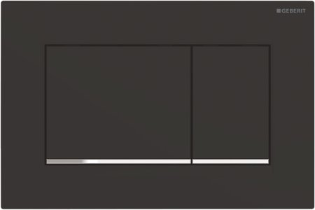 Кнопка смыва Geberit Sigma 30 115.883.14.1 черный матовый / хром глянцевый 