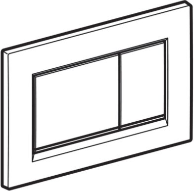 Кнопка смыва Geberit Sigma 30 115.883.14.1 черный матовый / хром глянцевый 