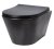 Чаша для унитаза подвесного Creto Logan L3 1003-002-L3BlMat безободковый, черный матовый 
