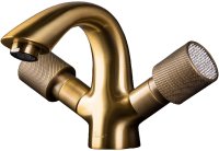 Смеситель для раковины Boheme Royal Cristal 311-Royal Бронза