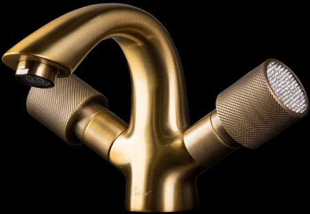 Смеситель для раковины Boheme Royal Cristal 311-Royal Бронза 