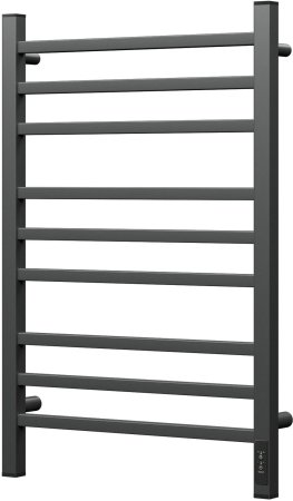 Полотенцесушитель электрический Point Вега PN71858GB П9 500x800, диммер справа, графит блеск 