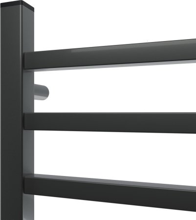 Полотенцесушитель электрический Point Вега PN71858GB П9 500x800, диммер справа, графит блеск 