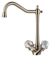 Смеситель Zorg Clean Water ZR 515 YF-88 BR grustal для кухонной мойки