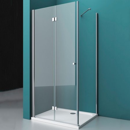 Душевой уголок BelBagno Albano 90х90 ALBANO-AS-1-90-C-Cr профиль Хром стекло прозрачное 