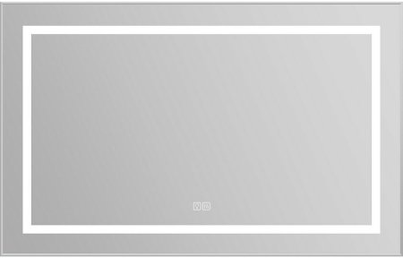 Зеркало BelBagno Kraft 108.5 SPC-KRAFT-1085-685-TCH-WARM с подсветкой с подогревом Сатин с сенсорным выключателем 