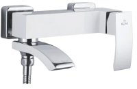 Смеситель для ванны Rose R1552F, белый/хром