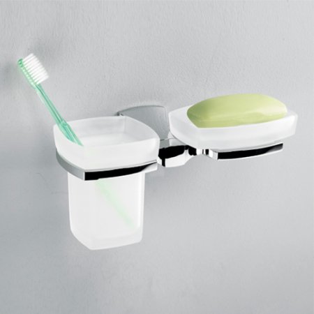 Стакан WasserKRAFT Wern K-2526 с мыльницей 