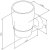 Стакан для зубных щеток AM.PM Like A8034300 Хром 