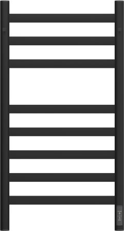 Полотенцесушитель электрический APEXTERMO Sfera SF10184BM 800x400 с крючками, черный матовый 