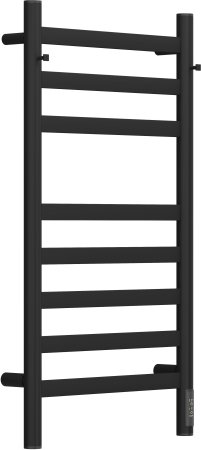 Полотенцесушитель электрический APEXTERMO Sfera SF10184BM 800x400 с крючками, черный матовый 